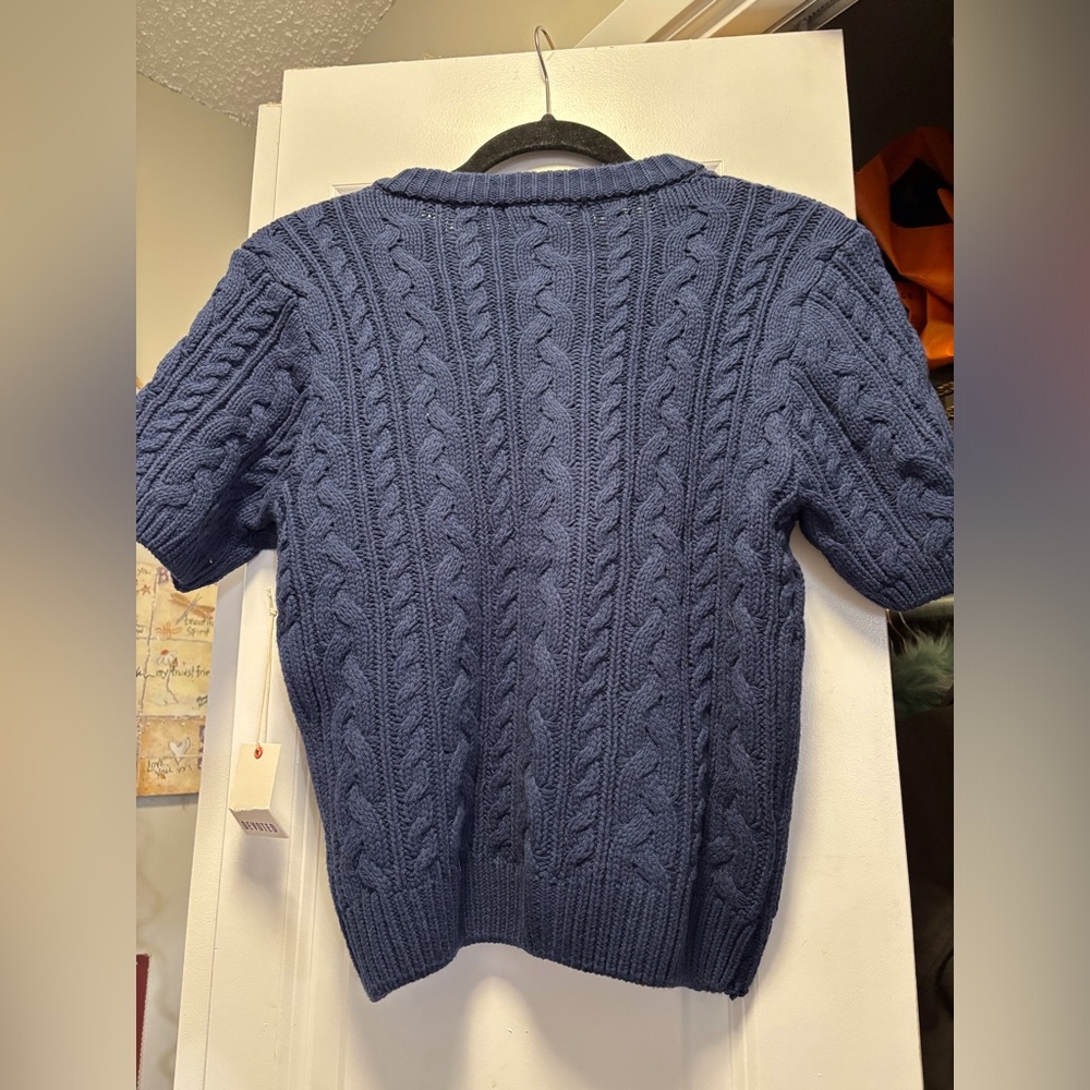 Devoted Cable Knit button up Sweater - Size S - Picture 4 of 5
